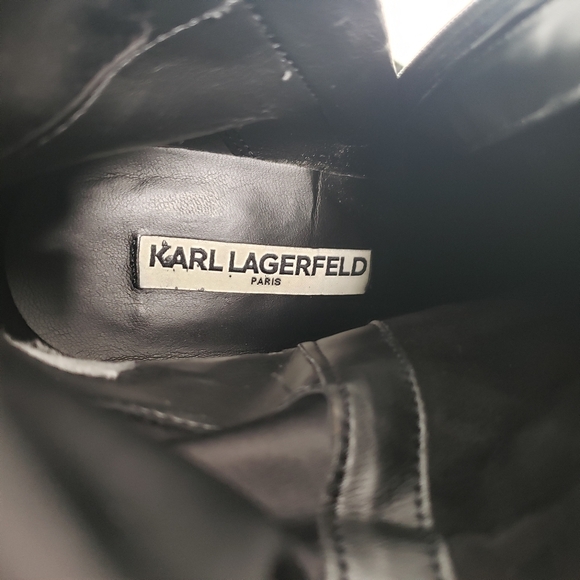 Karl Lagerfeld Paris 'Cami' Knee High Suede Boots - size 7 Women's - Picture 13 of 16